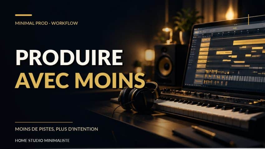 Produire sa musique avec moins de pistes, plus d'intention