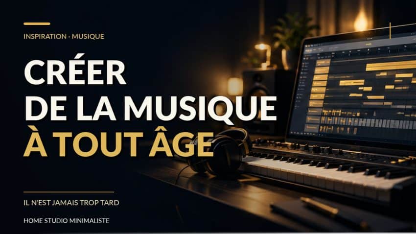 Créer de la musique à tout âge en home studio
