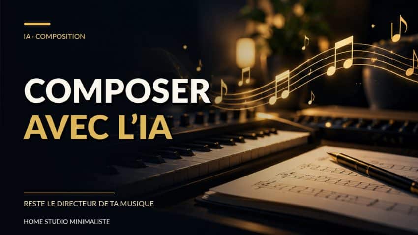 Composer de la musique avec l'intelligence artificielle en gardant la direction artistique