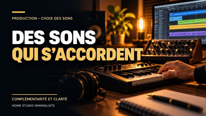 Des sons qui s’accordent : complémentarité et clarté en production musicale, Home Studio Minimaliste